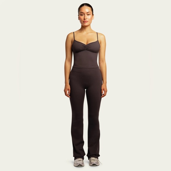 437 Pants - 437 Leisure flare pants in espresso